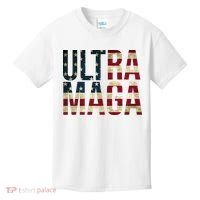 Ultra Maga USA Flag Kids T-Shirt thumb 0