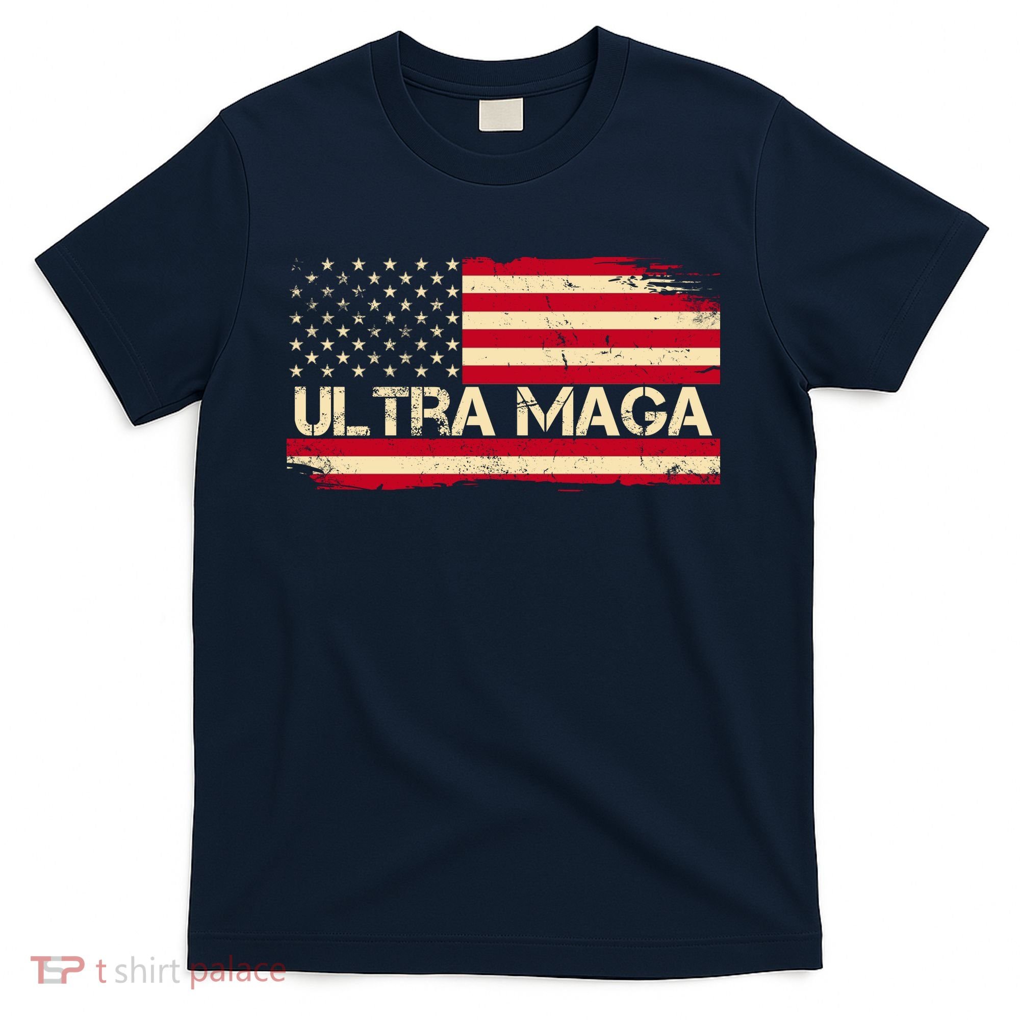 Ultra Maga Usa Vintage Flag T-Shirt