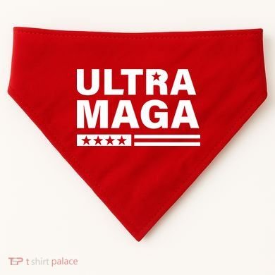 Ultra MAGA USA-Made Doggie Bandana