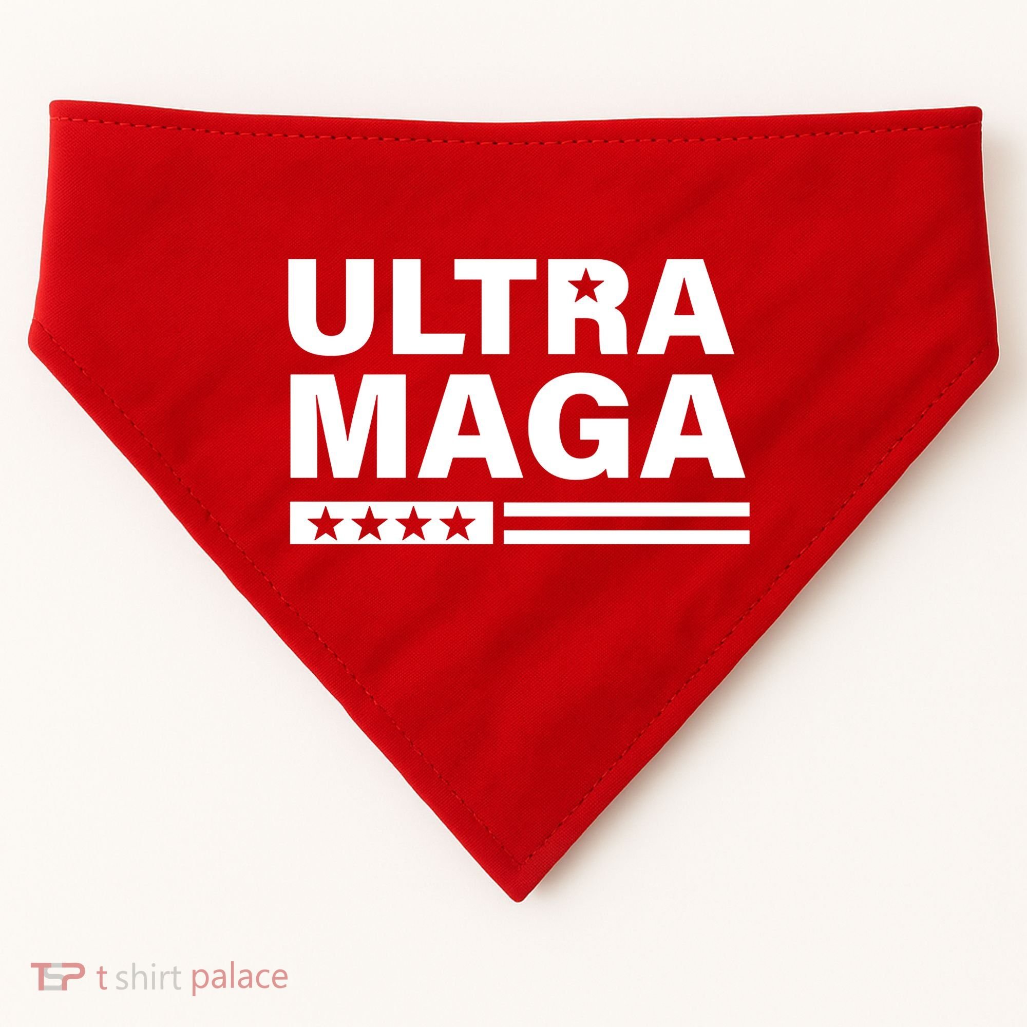 Ultra MAGA USA-Made Doggie Bandana