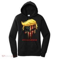 Ultra MAGA #UltraMAGA Punisher Trump Women's Hoodie thumb 0