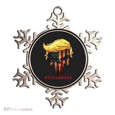 Ultra MAGA #UltraMAGA Punisher Trump Ornament
