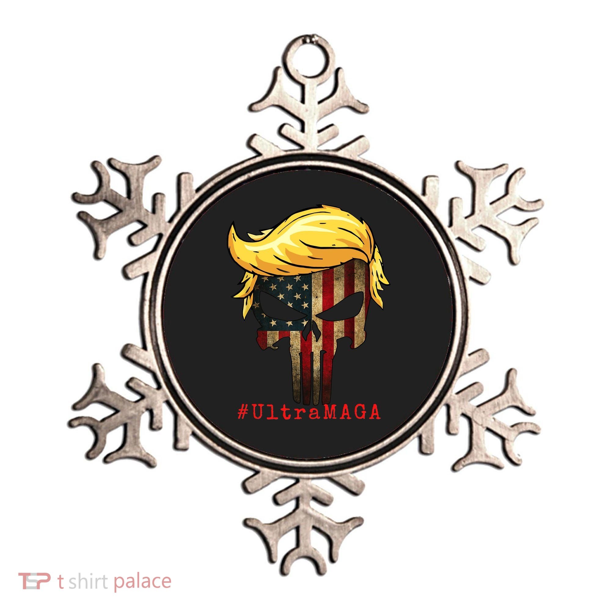 Ultra MAGA #UltraMAGA Punisher Trump Ornament