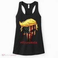 Ultra MAGA #UltraMAGA Punisher Trump Women's Tank Top thumb 0