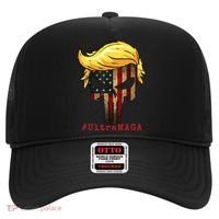 Ultra MAGA #UltraMAGA Punisher Trump Hat thumb 0