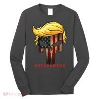 Ultra MAGA #UltraMAGA Punisher Trump Long Sleeve Shirt thumb 0