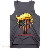 Ultra MAGA #UltraMAGA Punisher Trump Tank Top thumb 0