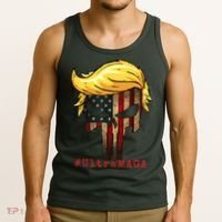Ultra MAGA #UltraMAGA Punisher Trump Tank Top thumb 3
