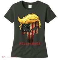 Ultra MAGA #UltraMAGA Punisher Trump Women's T-Shirt thumb 0