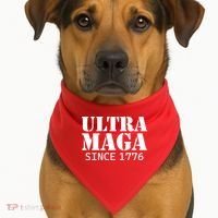 Ultra Maga USA-Made Doggie Bandana thumb 1
