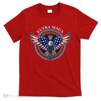 Ultra MAGA USA Eagle Crest Trump 2024 United States America T-Shirt thumb 0