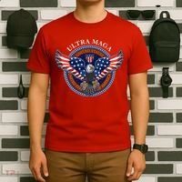 Ultra MAGA USA Eagle Crest Trump 2024 United States America T-Shirt thumb 6