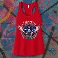 Ultra MAGA USA Eagle Crest Trump 2024 United States America Women's Tank Top thumb 3