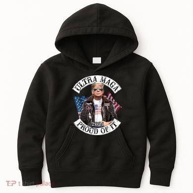Ultra Maga And Proud Of It Kids Hoodie