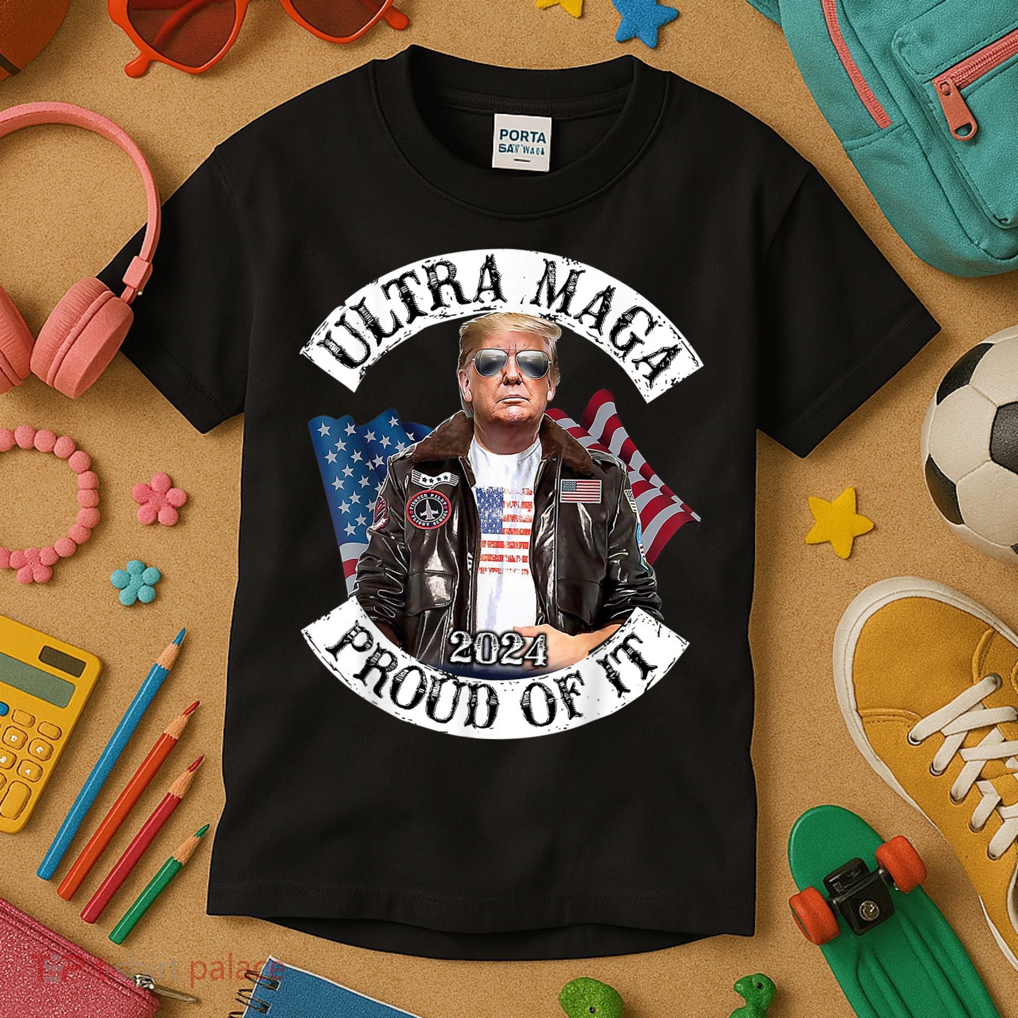 Ultra Maga And Proud Of It Kids T-Shirt