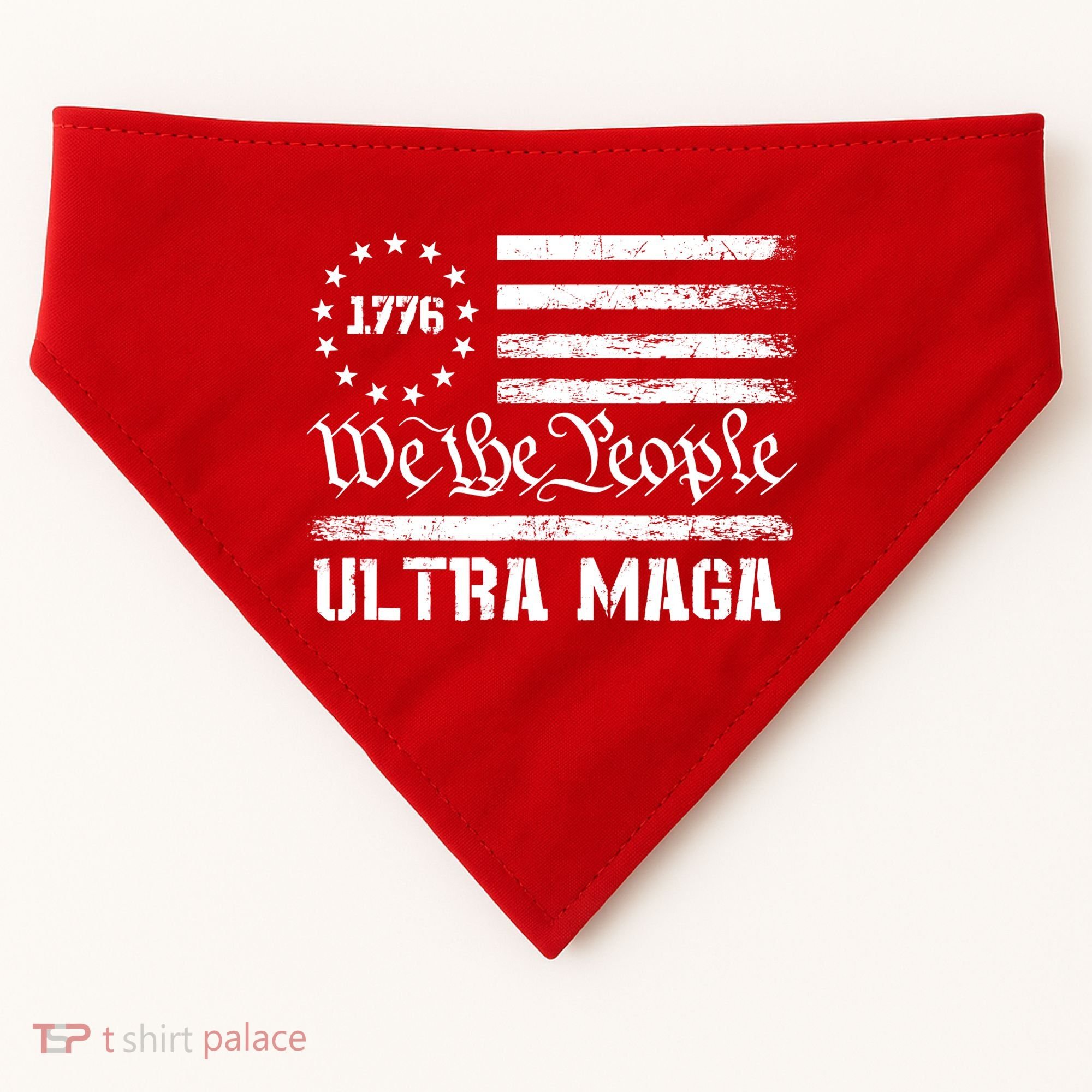 Ultra MAGA USA-Made Doggie Bandana