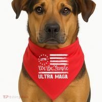 Ultra MAGA USA-Made Doggie Bandana thumb 1