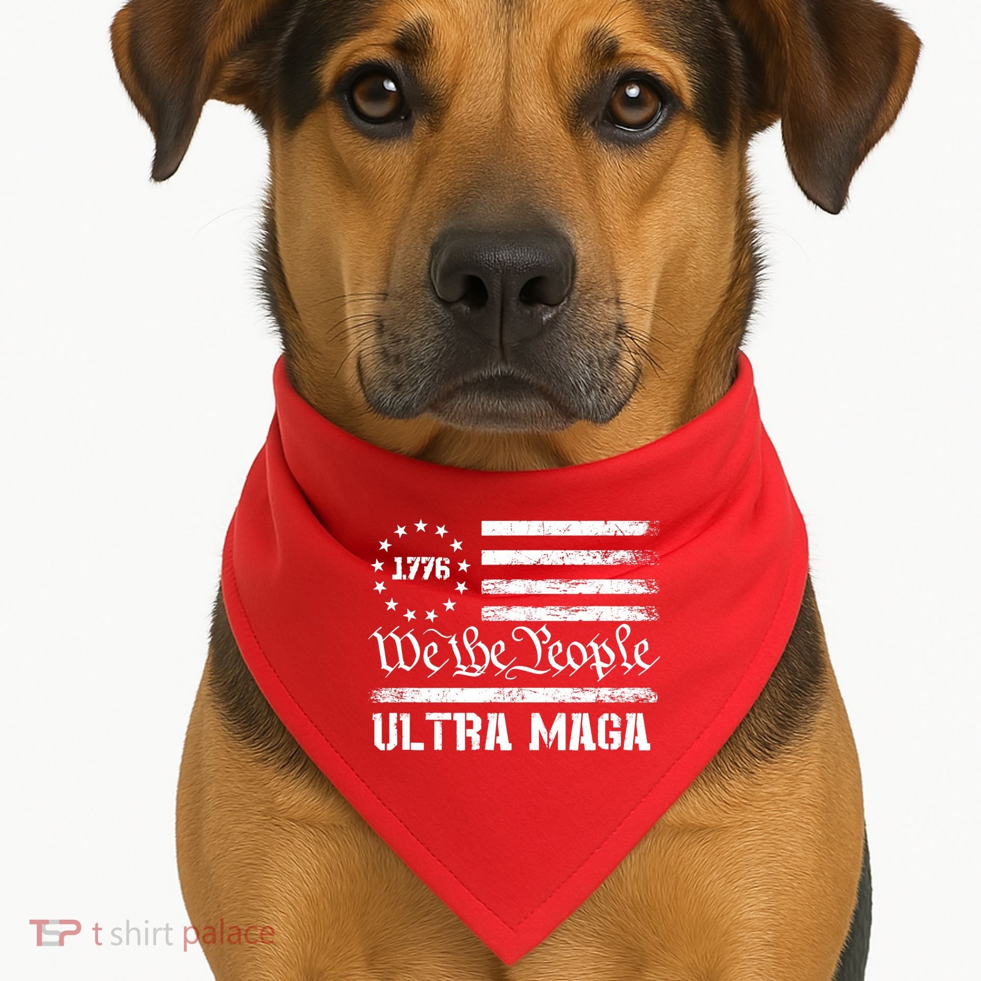 Ultra MAGA USA-Made Doggie Bandana