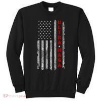 Ultra Maga US Flag American Patriotic Trump Supporter Sweatshirt thumb 0