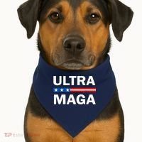 Ultra MAGA USA-Made Doggie Bandana thumb 1