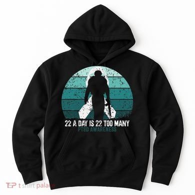 US Military Veterans Suicide Awareness PTSD Awareness Hoodie
