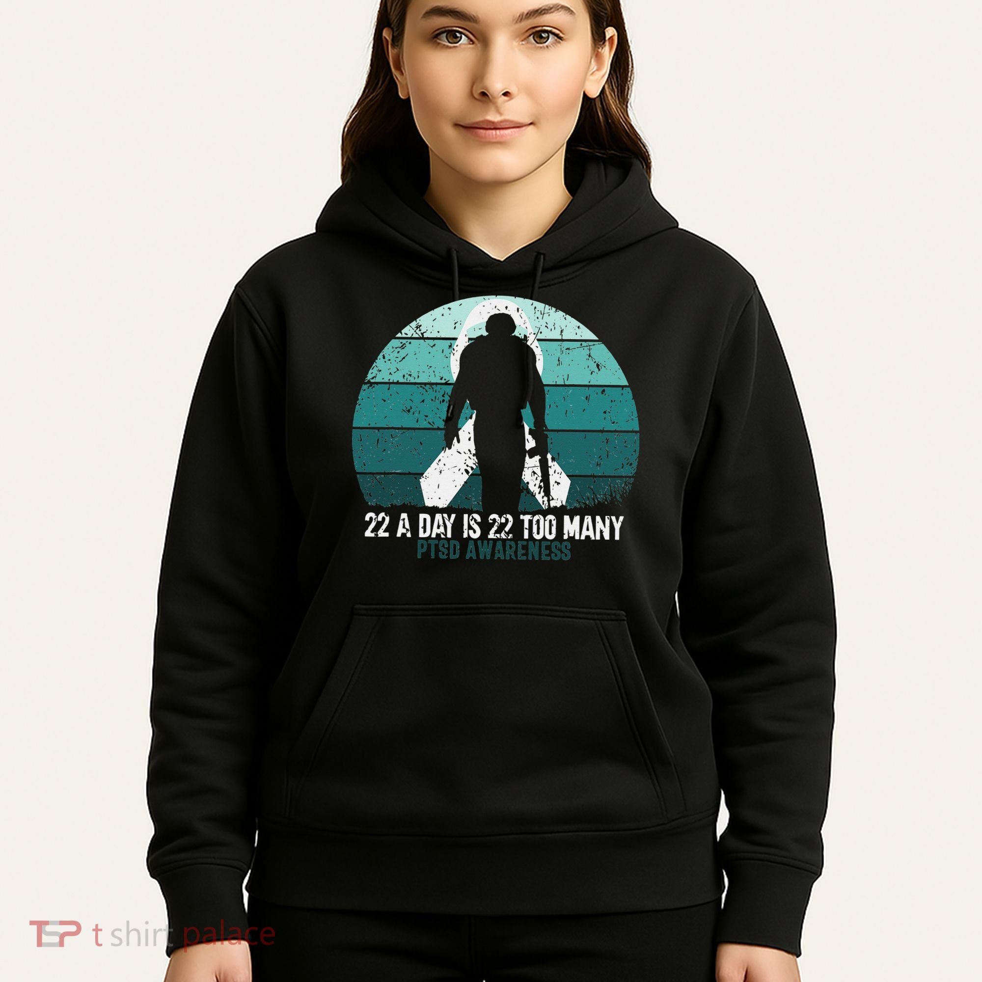 US Military Veterans Suicide Awareness PTSD Awareness Hoodie