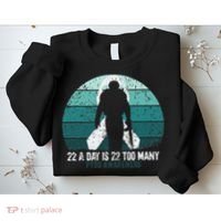 US Military Veterans Suicide Awareness PTSD Awareness Sweatshirt thumb 2