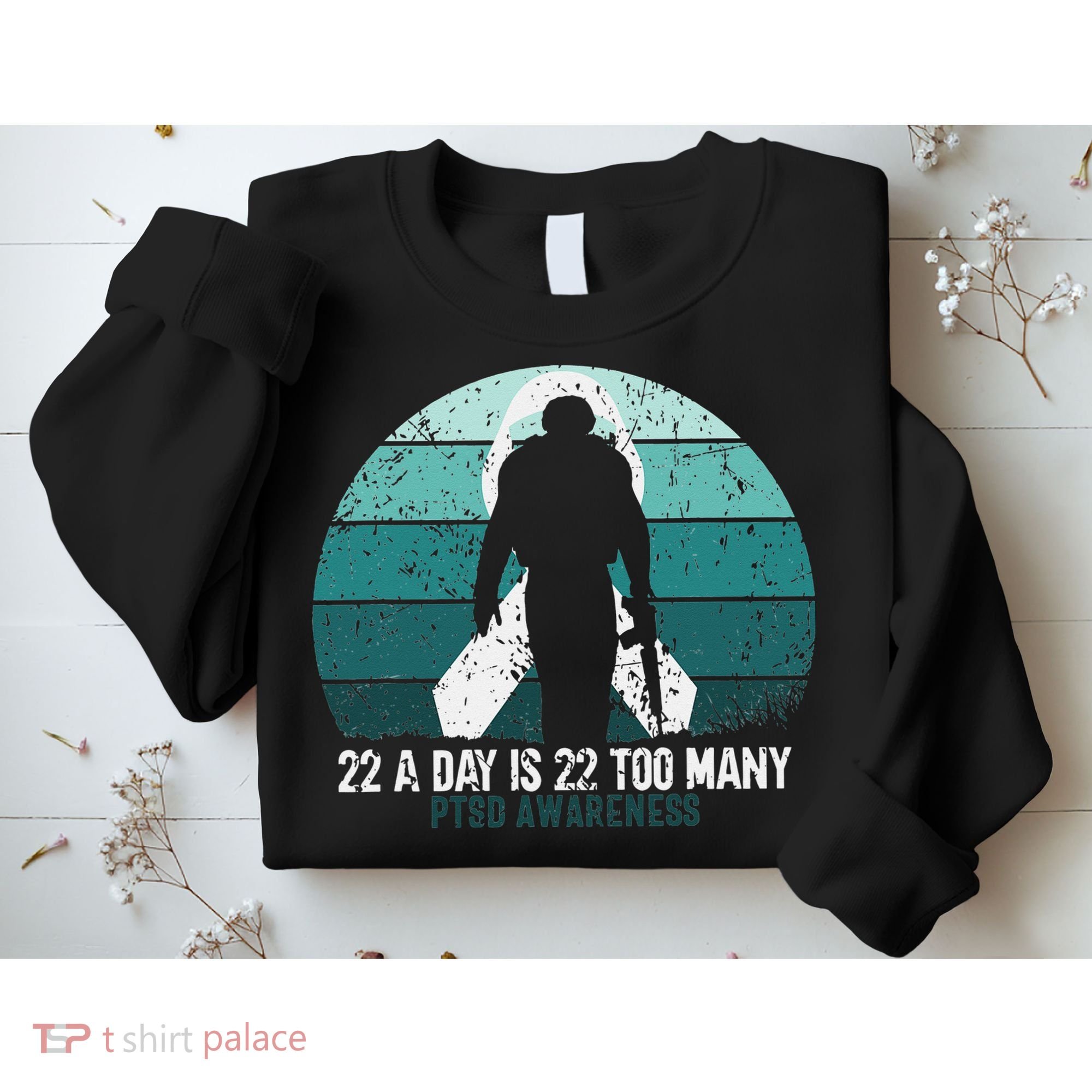 US Military Veterans Suicide Awareness PTSD Awareness Sweatshirt