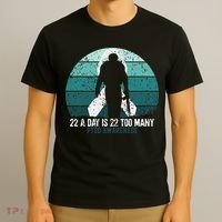 US Military Veterans Suicide Awareness PTSD Awareness T-Shirt thumb 3