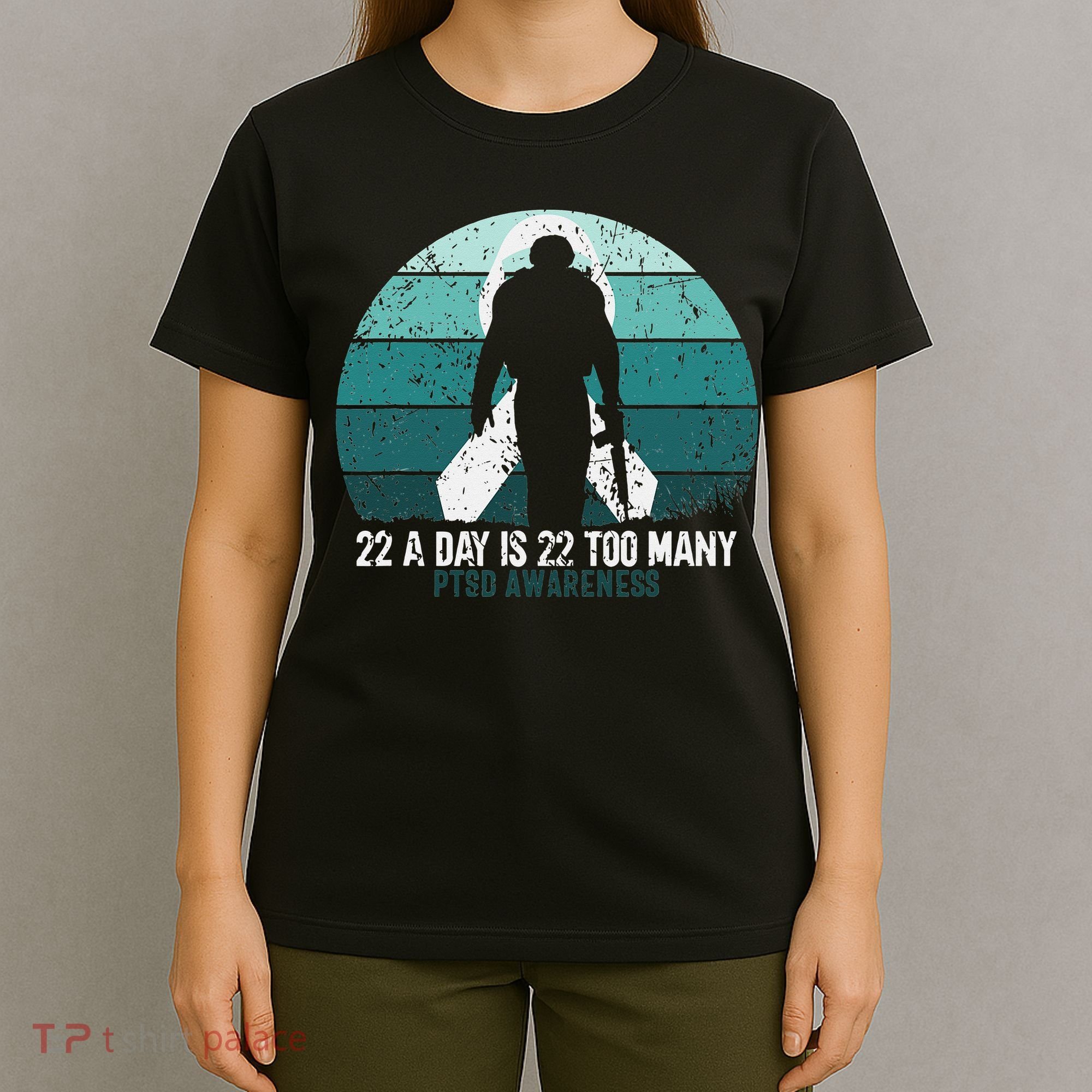 US Military Veterans Suicide Awareness PTSD Awareness T-Shirt