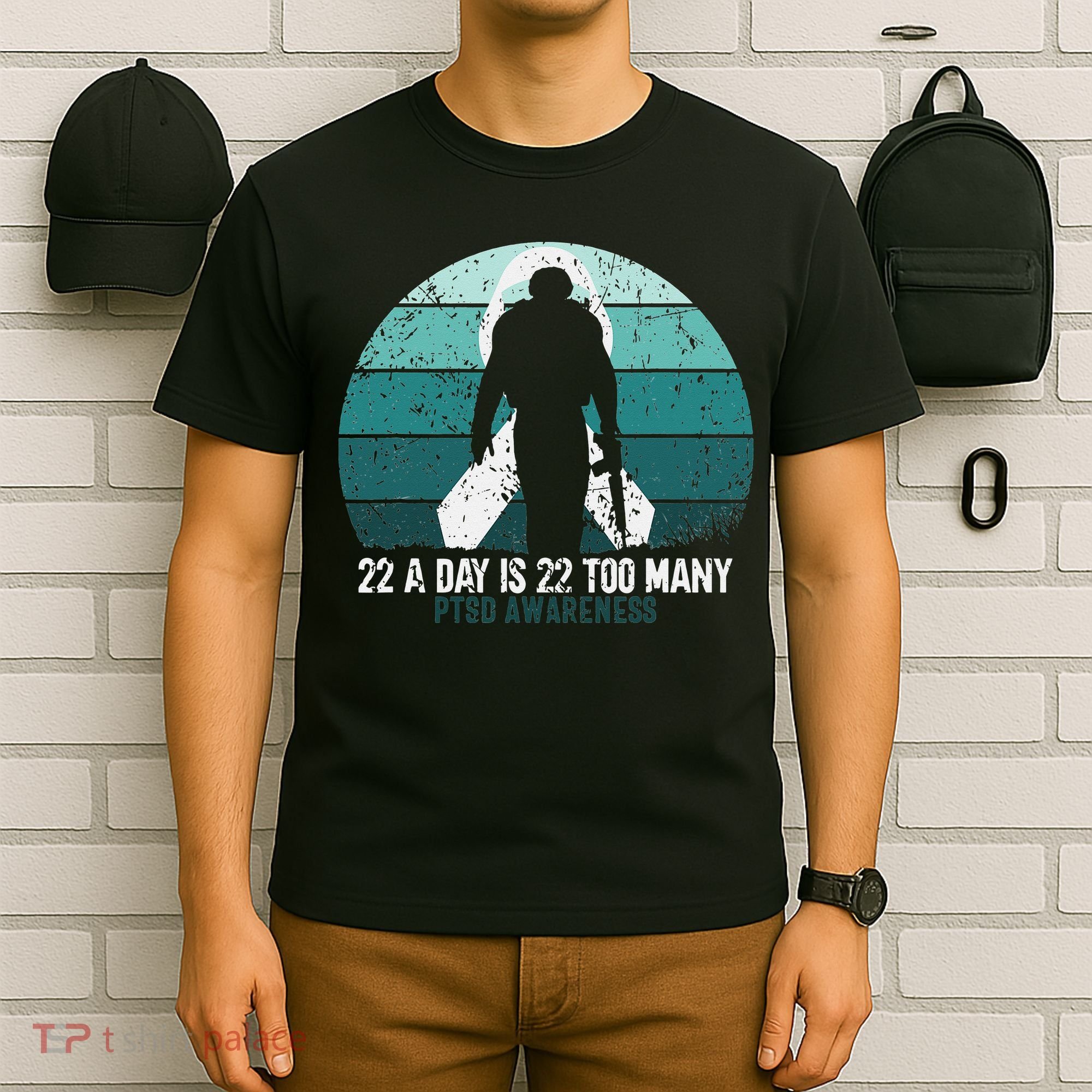 US Military Veterans Suicide Awareness PTSD Awareness T-Shirt