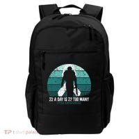 US Military Veterans Suicide Awareness PTSD Awareness Backpack thumb 0