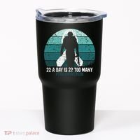 US Military Veterans Suicide Awareness PTSD Awareness Tumbler thumb 0