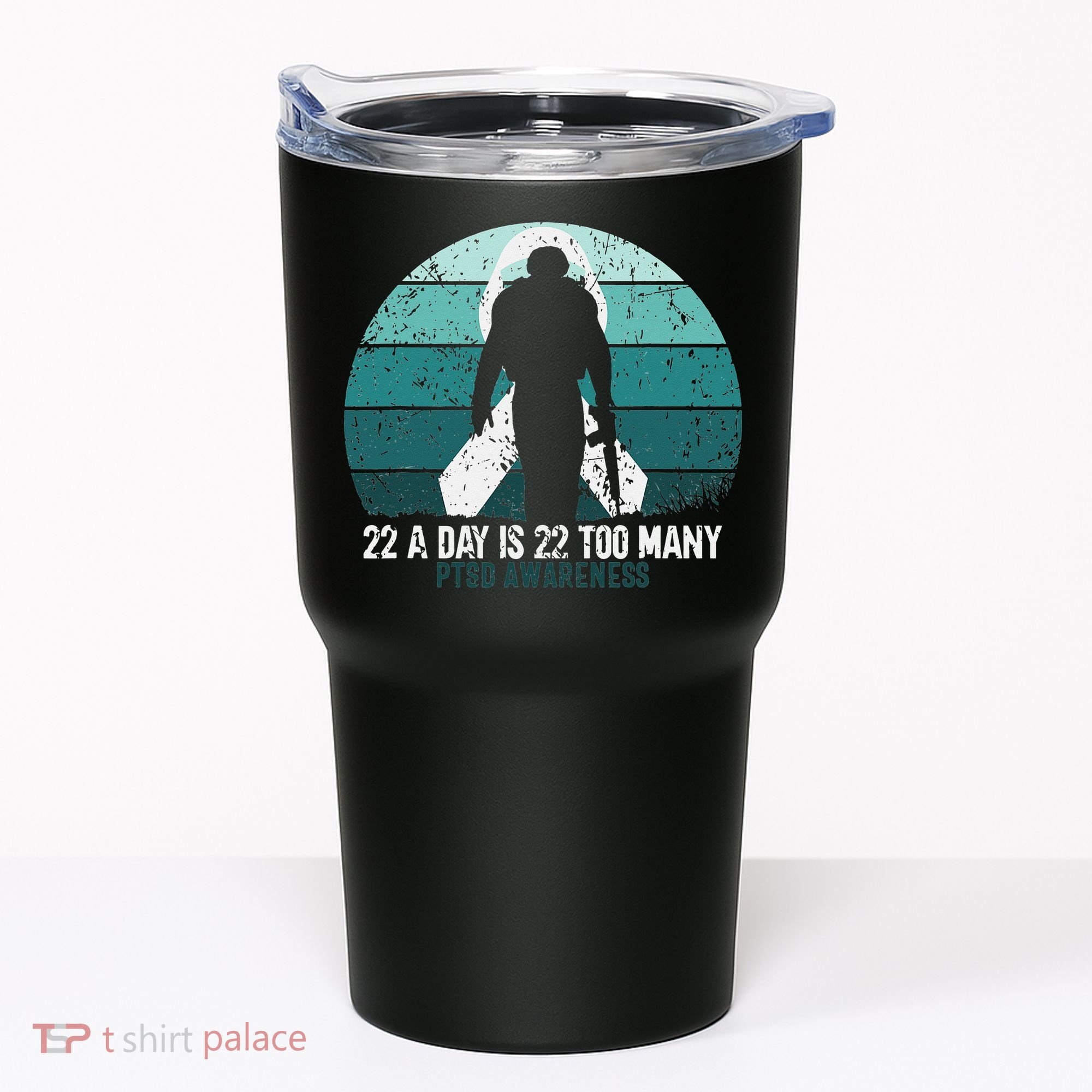 US Military Veterans Suicide Awareness PTSD Awareness Tumbler