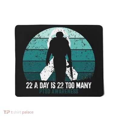 US Military Veterans Suicide Awareness PTSD Awareness Mousepad