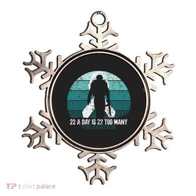 US Military Veterans Suicide Awareness PTSD Awareness Ornament
