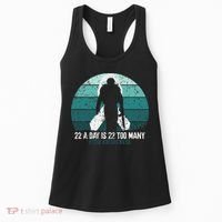 US Military Veterans Suicide Awareness PTSD Awareness Women's Tank Top thumb 0