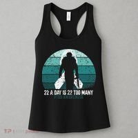 US Military Veterans Suicide Awareness PTSD Awareness Women's Tank Top thumb 3
