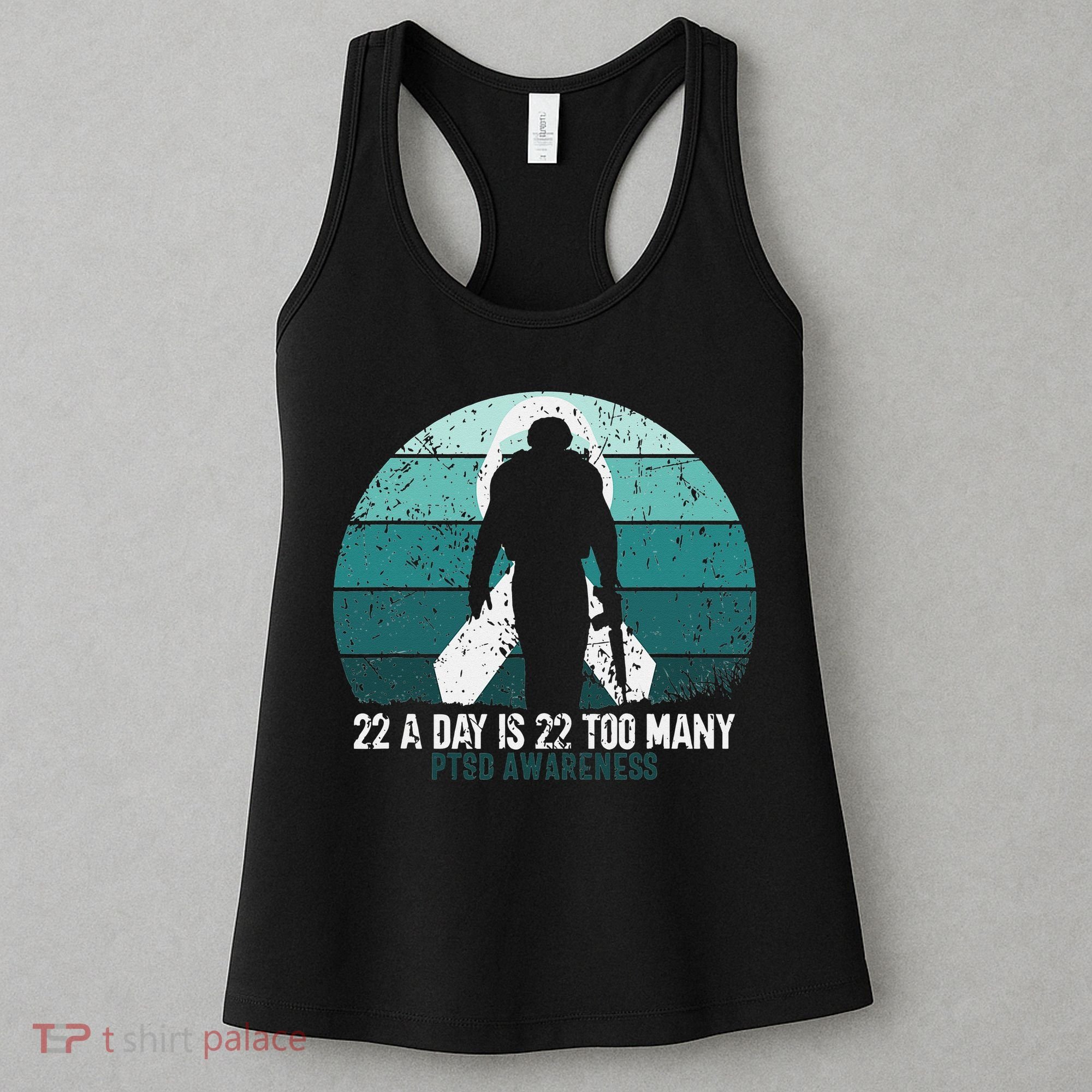 US Military Veterans Suicide Awareness PTSD Awareness Women's Tank Top