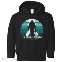US Military Veterans Suicide Awareness PTSD Awareness Toddler Hoodie thumb 0