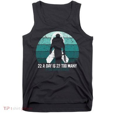 US Military Veterans Suicide Awareness PTSD Awareness Tank Top