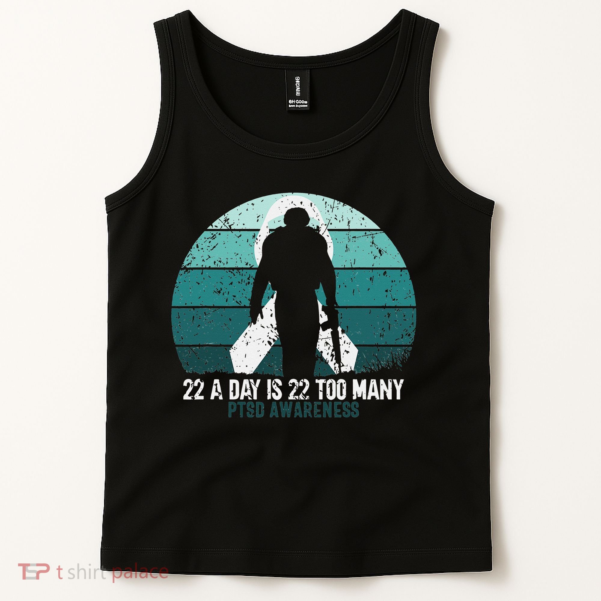 US Military Veterans Suicide Awareness PTSD Awareness Tank Top