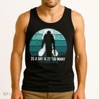 US Military Veterans Suicide Awareness PTSD Awareness Tank Top thumb 3
