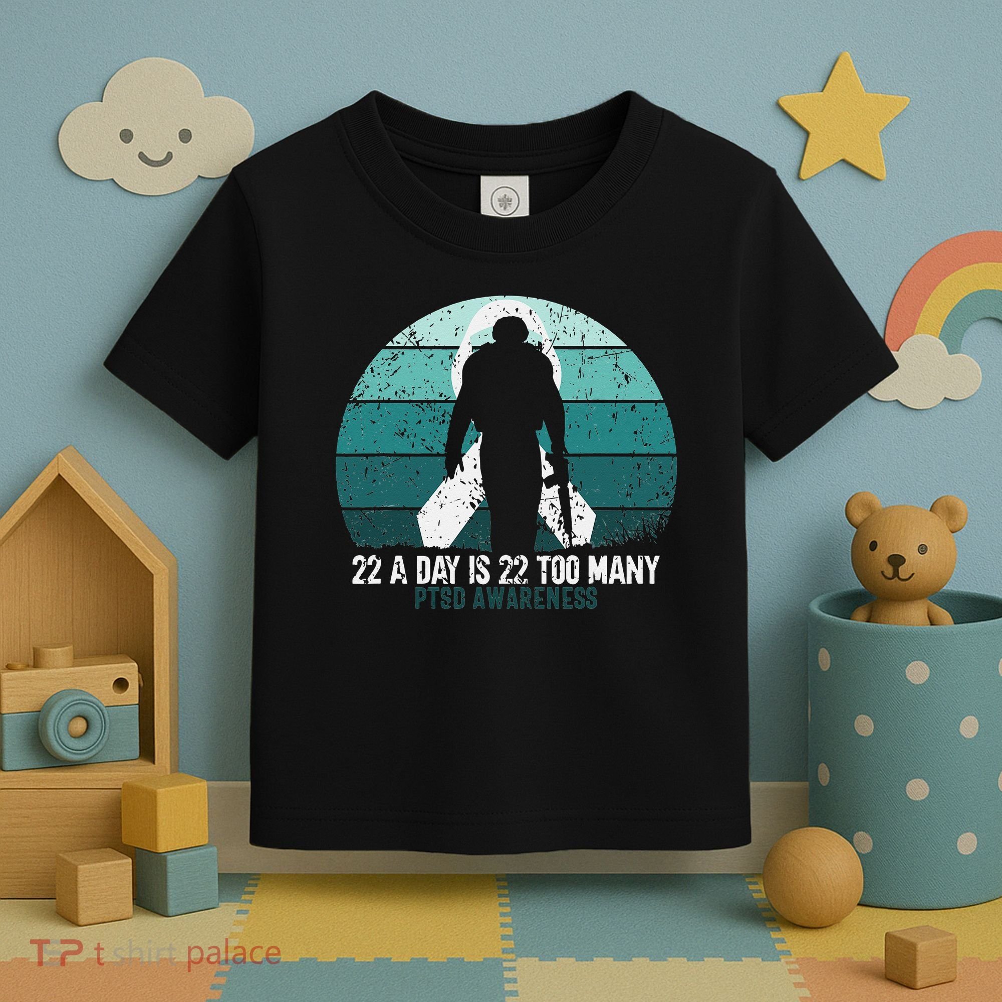 US Military Veterans Suicide Awareness PTSD Awareness Toddler T-Shirt