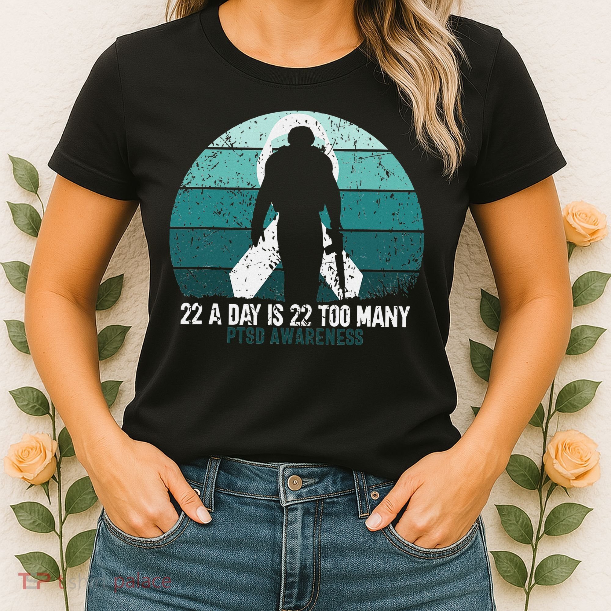 US Military Veterans Suicide Awareness PTSD Awareness Women's T-Shirt