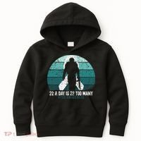 US Military Veterans Suicide Awareness PTSD Awareness Kids Hoodie thumb 0