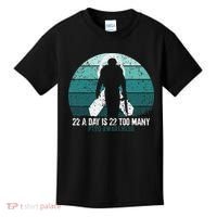 US Military Veterans Suicide Awareness PTSD Awareness Kids T-Shirt thumb 0