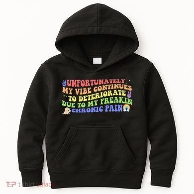 Unfortunately My Vibe Continues To Deteriorate Kids Hoodie
