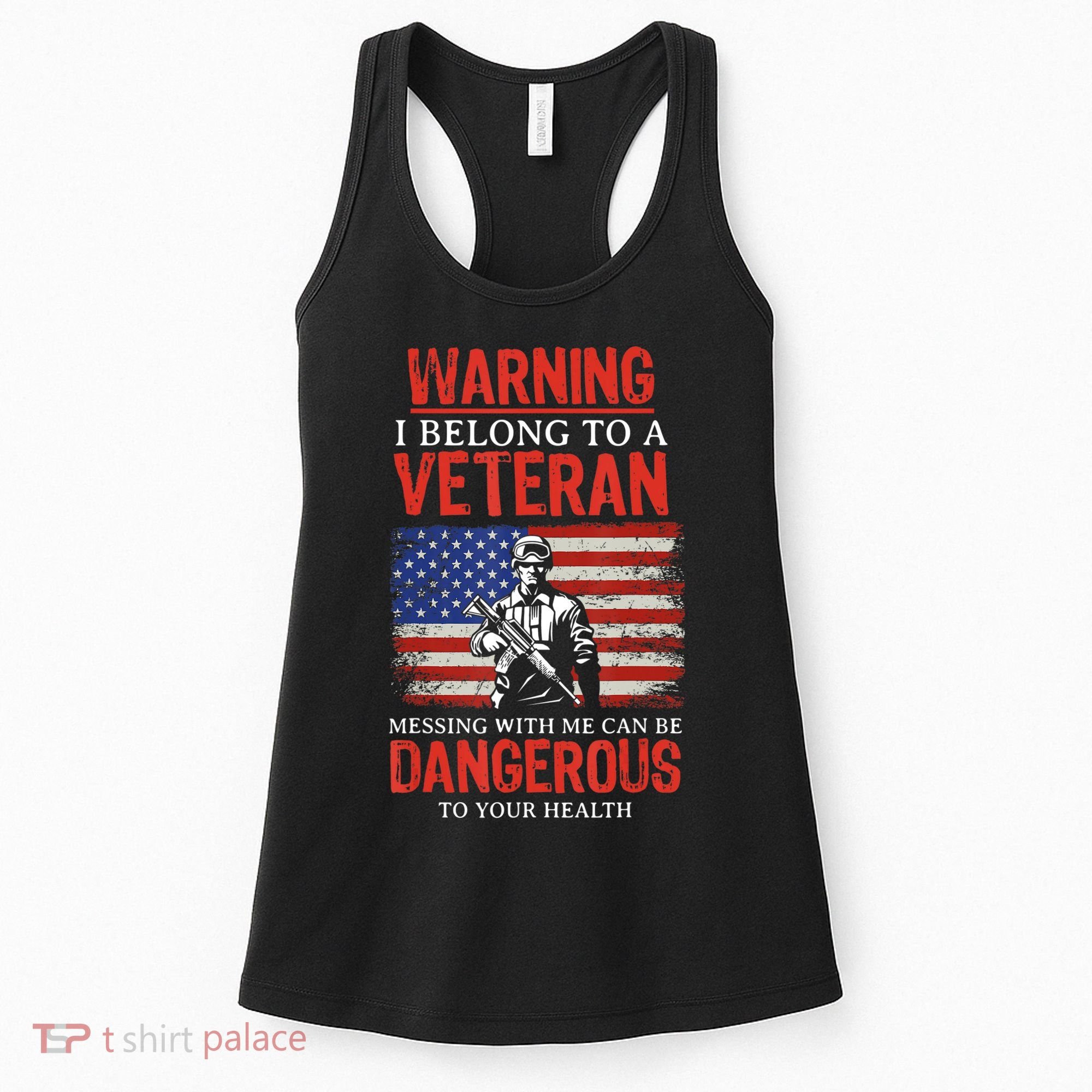 US Military Veteran Wife Blessed To Marry My Hero Gift Women's Tank Top