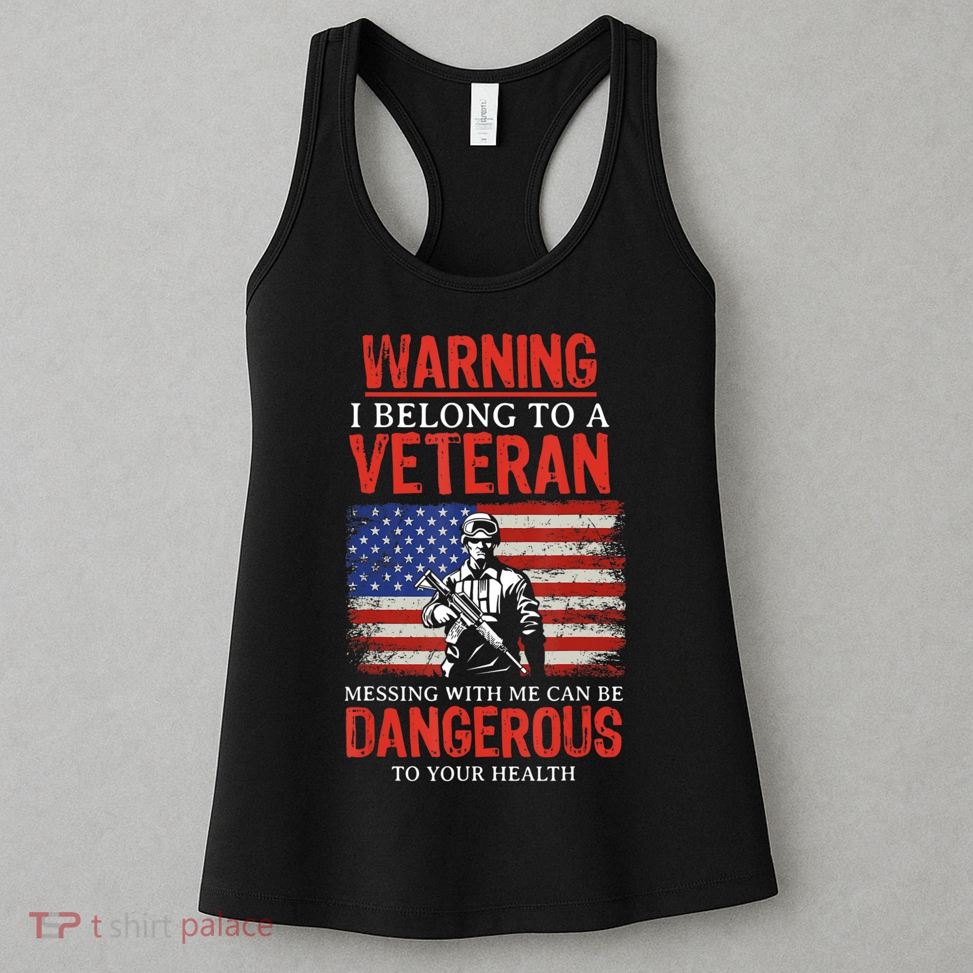 US Military Veteran Wife Blessed To Marry My Hero Gift Women's Tank Top